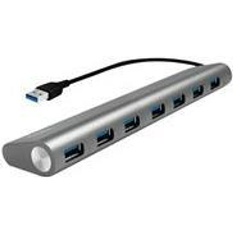 Logilink USB 3.0 Hub 7-Port with Card Reader, Aluminum UA0308 