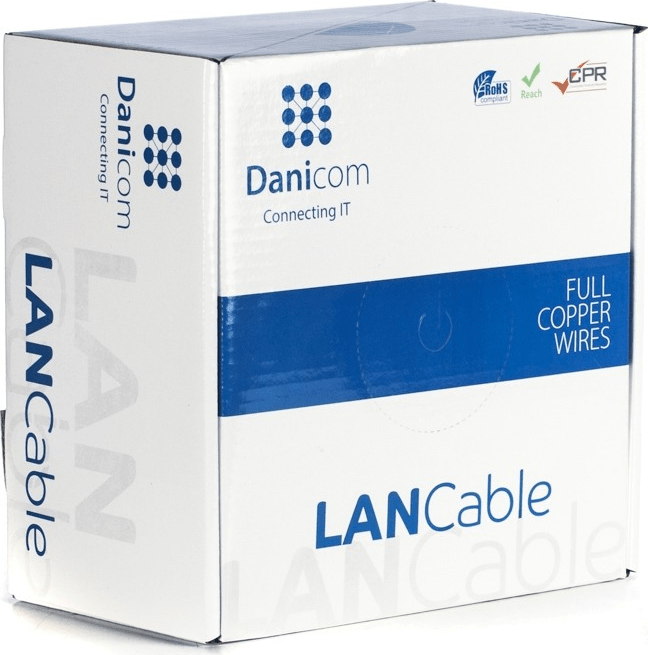 DSIT DANICOM CAT6A S/FTP 100m Starrleiter - LSZH (Dca) (DC-SFTP6A-100S-DCA)