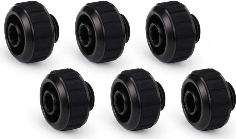 Alphacool Apex Grip Schlauchanschluss 16/10mm G1/4 schwarz Set 6 St. (14923)