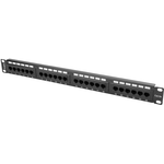 Lanberg Patchpanel 24-Port 1U 48,30cm (19") Cat. 5E UTP schwarz (PPU5-1024-B)