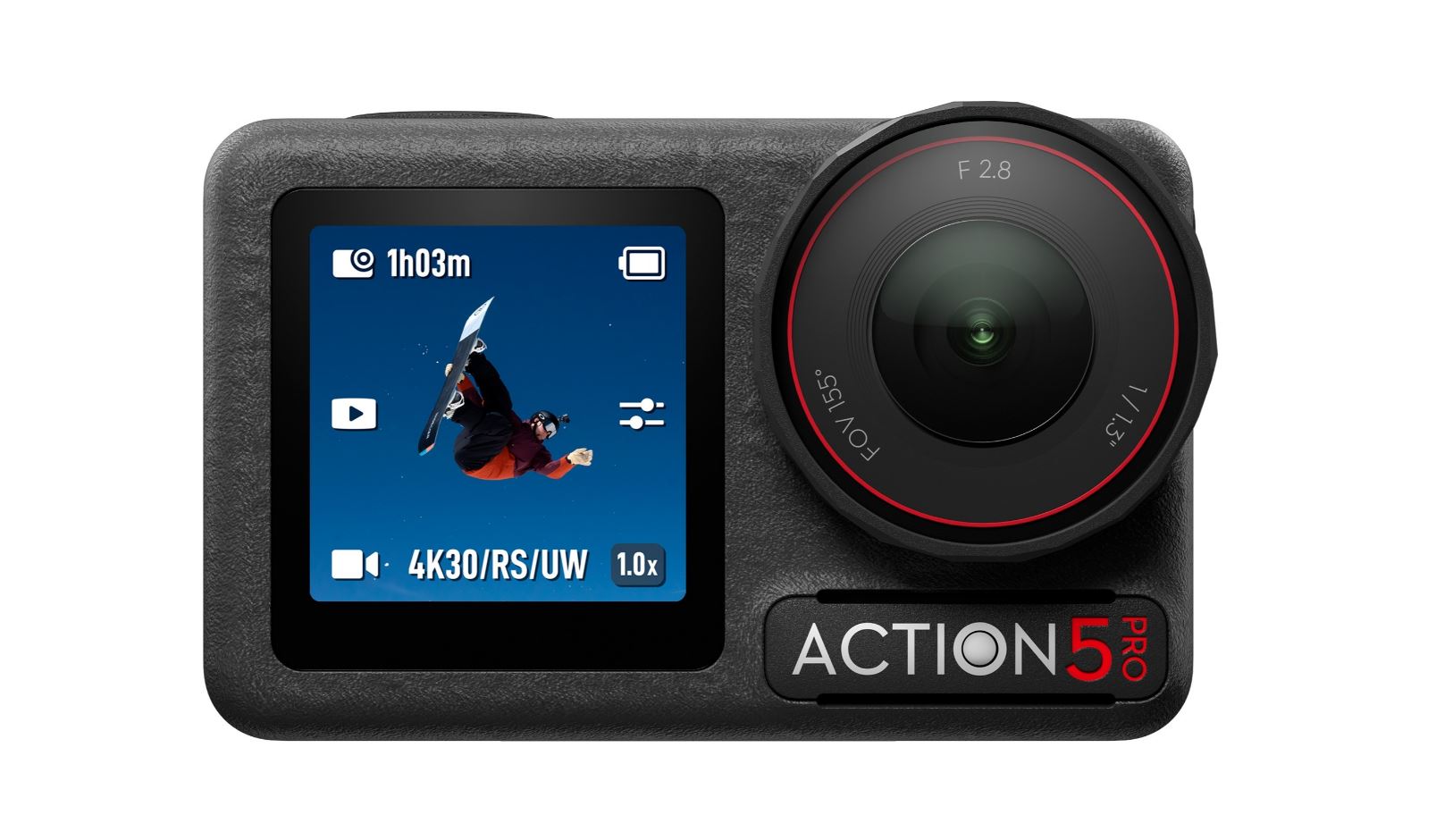 DJI Osmo Action 5 Pro Adventure Combo 4K Actioncam – 40 MP, 1/1.3" Sensor, 3 Akkus