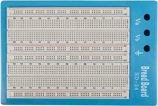 Velleman VTBB4. Verbindungspunktmaterial: Edelstahl, Produktfarbe: Blau, Weiß. Maximale Spannung: 30 V, Stromstärke (maximal): 3 A. Breite: 220 mm, Tiefe: 150 mm, Höhe: 18 mm (VTBB4)