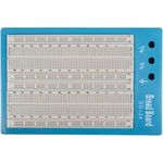 Velleman VTBB4. Verbindungspunktmaterial: Edelstahl, Produktfarbe: Blau, Weiß. Maximale Spannung: 30 V, Stromstärke (maximal): 3 A. Breite: 220 mm, Tiefe: 150 mm, Höhe: 18 mm (VTBB4)
