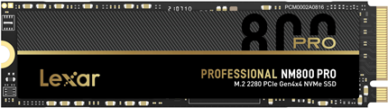 Lexar NM800PRO M.2 512 GB PCI Express 4.0 3D TLC NVMe (LNM800P512G-RN8NG)