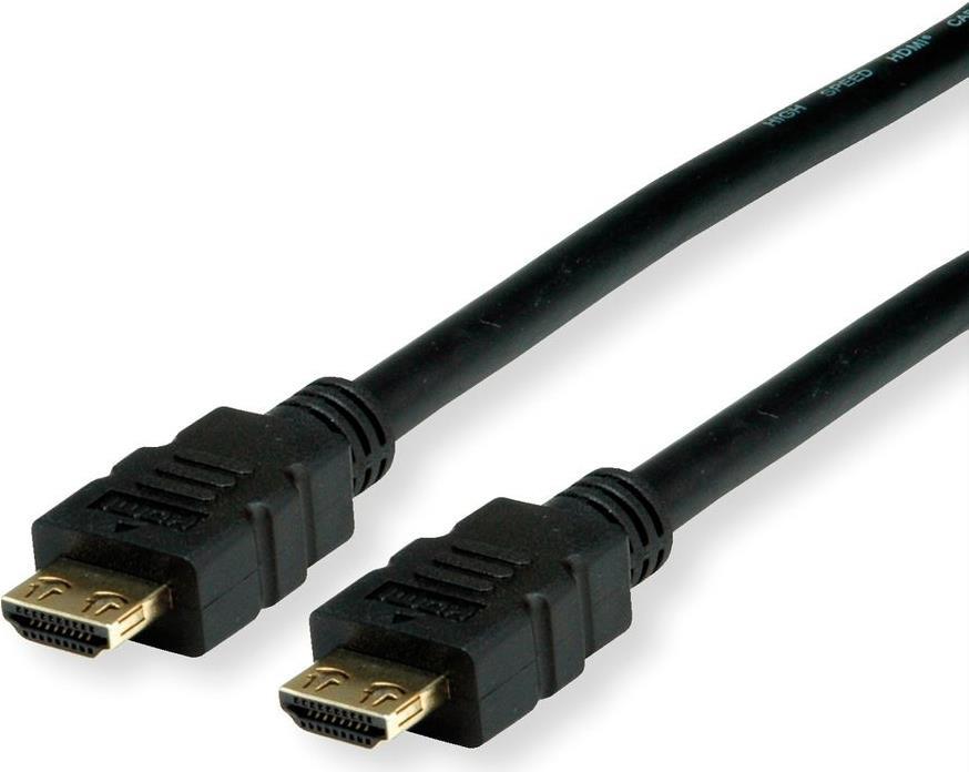 Value 11.99.5693 HDMI-Kabel 3 m HDMI Typ A (Standard) 2 x HDMI Type A (Standard) Schwarz (11.99.5693)