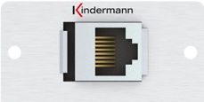 Kindermann 7444000527. Buchsen-Typ: RJ-45, Module Menge (max): 1 Modul(e). Produktfarbe: Aluminium, Material: Aluminium. Breite: 50 mm, Tiefe (min): 5,2 cm (7444000527)