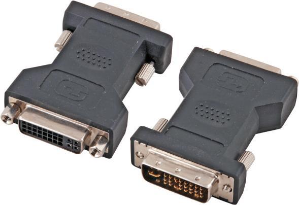 EFB-Elektronik DVI-VGA Adapter, 2x DVI-I 24+5, St.-Bu., schwarz Hersteller: EFB Elektronik (EB465)