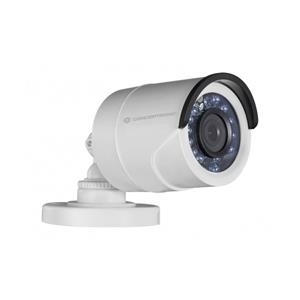 Conceptronic BULLET CAMERA TVI Die 720P-CCTV-kamera von Conceptronic ist ein hochwertiges Überwachungsprodukt, das mit dem Standard IP66 bezüglich Wetterfestigkeit übereinstimmt und bei Temperaturen von -40 °C bis 60 °C arbeiten kann (CCAM720TVI)