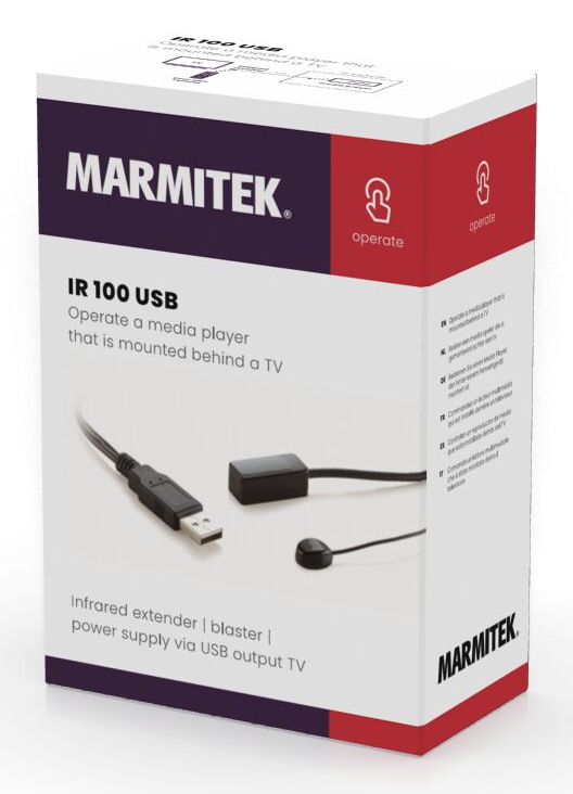 Marmitek IR 100 USB Infraroterweiterung Schwarz