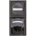 Steckdosenkombination AP BlueElectric Aus anth IP44 glz mit (130815000)