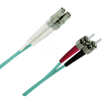 EFB-Elektronik Patchkabel LC/ST Duplex G 50/125 2m OM3 LWL-Patchkabel LC-D/ST-D G50/125 2m OM3 (LCSTOM3DAQ2)