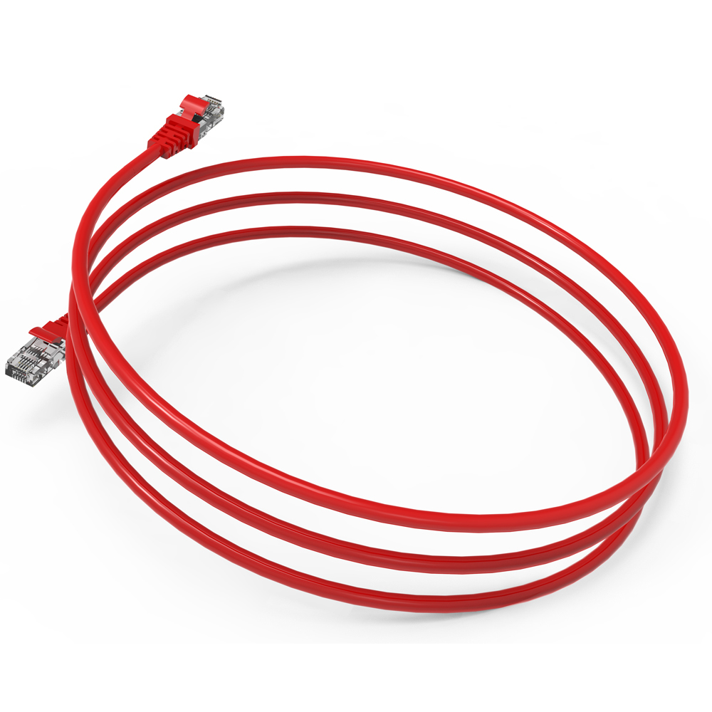 INCA ICAT6-01TK Cat6 UTP Patchkabel RJ45 1 m Rot