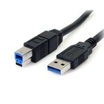 StarTech.com SuperSpeed USB3.0 Cable A to B (USB3SAB3MBK)