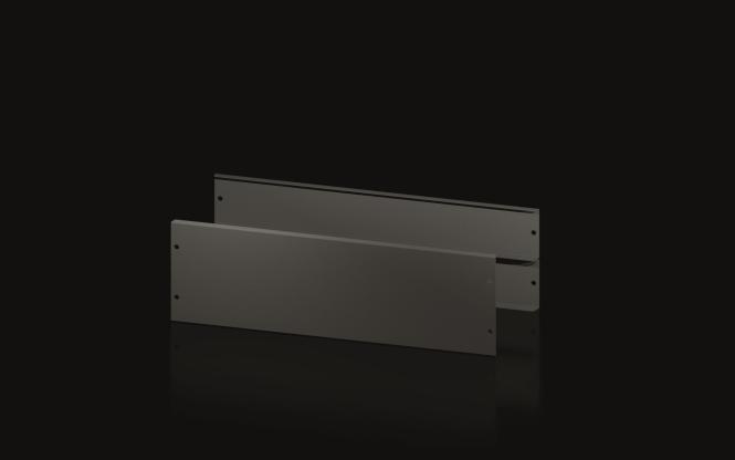 Rittal 2830082 Blende Stahlblech Schwarz (2830082)