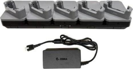 ZEBRA KIT: ETHERNET SHARECRADLE KIT UP TO 5 TC501 W/ EXOSKELETONS (CRD-TC5AB-5SE5D-1)