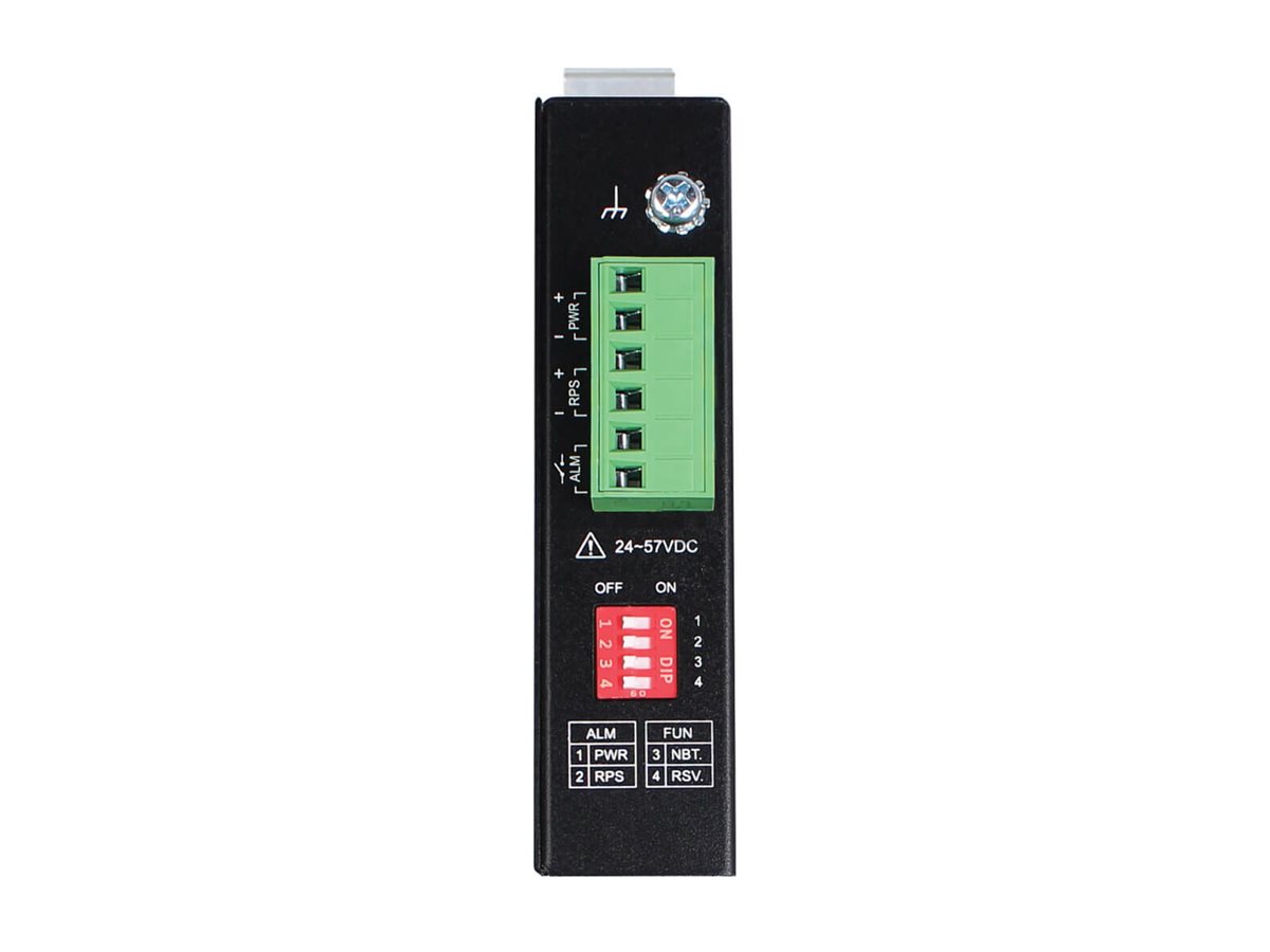 Tripp Lite NPOEI-60W-1G Industrial Gigabit Ethernet PoE++ Injektor 60 W DIN-Schiene Schwarz