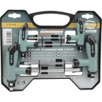 Brüder Mannesmann Werkstatt Schraubendreher-Set 8teilig T-Profil (M18198)