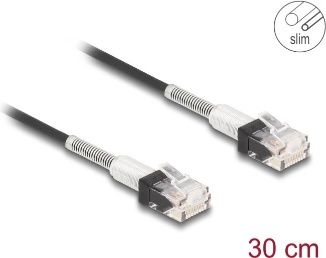 DeLOCK 80387 Netzwerkkabel Schwarz Cat6a U/UTP (UTP) (80387)