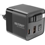 Voltcraft UC-2C1A65W02 USB-Ladegerät Ausgangsstrom max. 3 A USB-C USB-A Anzahl Ausgänge 3 (VC-16619015)