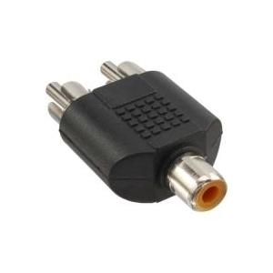 InLine® Audio Adapter, Cinch Buchse an 2x Cinch Stecker (99311)