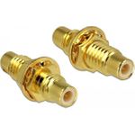 Delock Adapter SMC Buchse > SMC Buchse zum Einbau (65874)