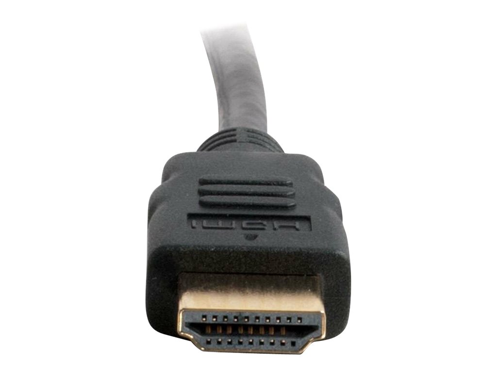 C2G HDMI-Kabel mit Ethernet 1,5 m High Speed Goldbeschichtet Schwarz