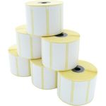 ARTDEV Etikettenrolle - Thermodirekt, 56 x 25mm, D76-80mm, Kern 12/25,1000 Etiketten/Rolle, ablösba... (EDA 056-025 K25 D076 STAN)