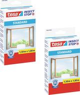 Fliegengitter -Set Standard 2x 1.5 m x 1.8 m Anthrazit (55680-00501-04)