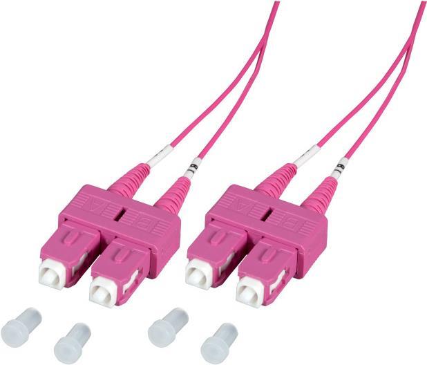 EFB Elektronik O0318.2-1.2 Glasfaserkabel 2 m 2x SC OM4 Violett (O0318.2-1.2)