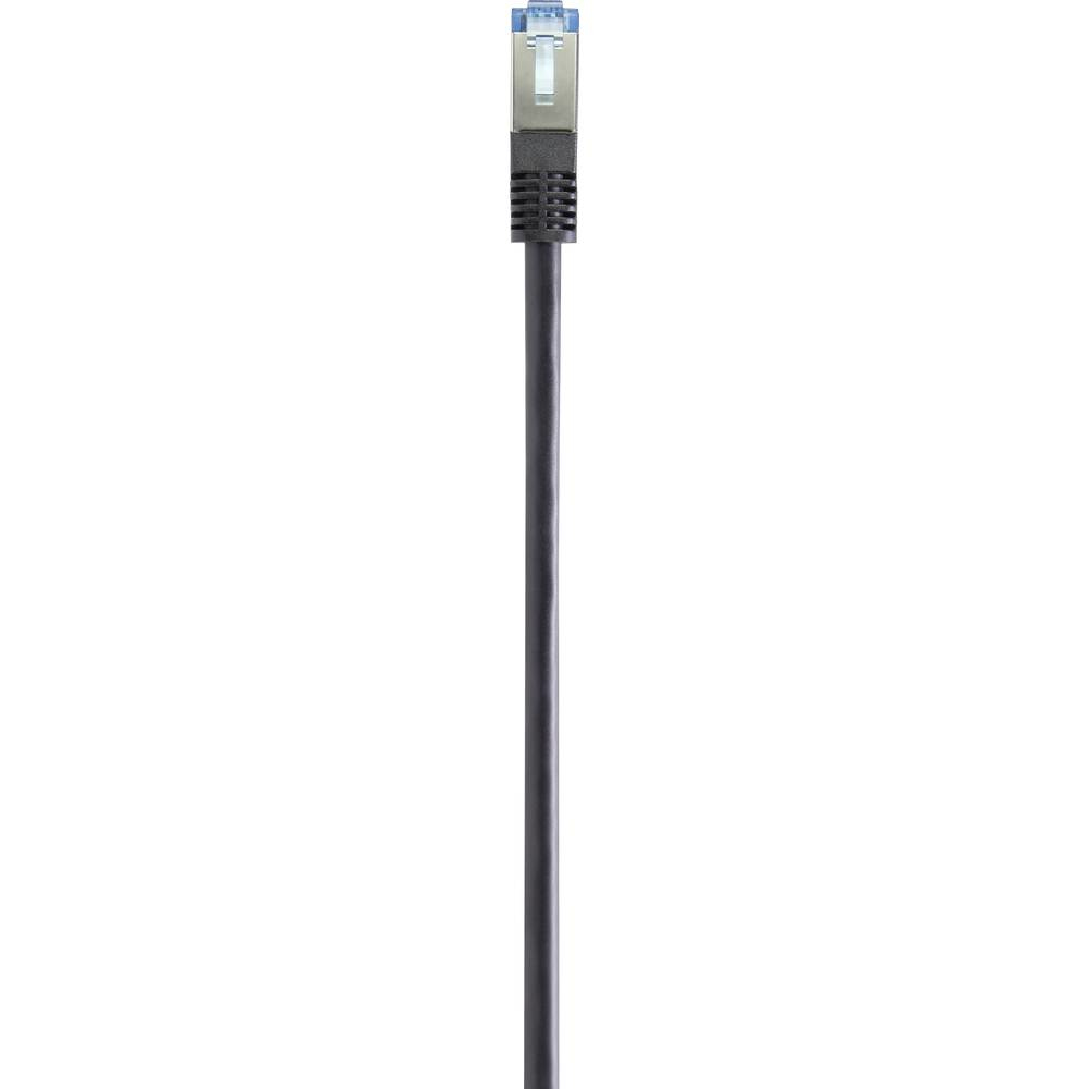 Renkforce RF-4673690 Netzwerkkabel 5 m Cat6a S/FTP (S-STP) Schwarz