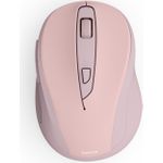 Hama Funkmaus WM-400, ergonomisch, optisch, 6 Tasten, ohne Klickgeräusch, Pink (00173039)