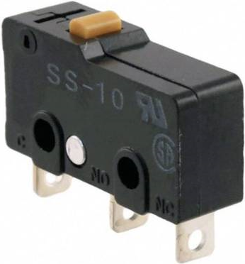 Omron Mikroschalter SS-10 125 V/AC 10 A 1 x Ein/(Ein) IP40 tastend 1 St. (SS-10)