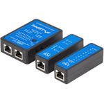 Lanberg NT-0404 Netzwerkkabel-Tester PoE-Tester Schwarz - Blau (NT-0404)