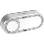 Honeywell Zubehör Funk Taster mit Namensschild LED-Anzeige grau Klingeltaster mit wechselbarem Namensschild (DCP511G)