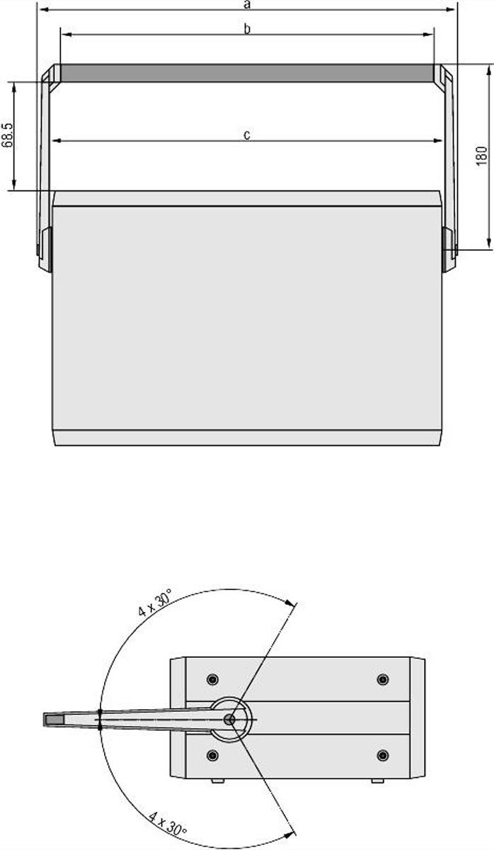 SCHROFF Aufstelltragegriff - AUFSTELL-TRAGEGRIFF 84TE 2HE (24575078)