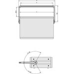 SCHROFF Aufstelltragegriff - AUFSTELL-TRAGEGRIFF 84TE 2HE (24575078)