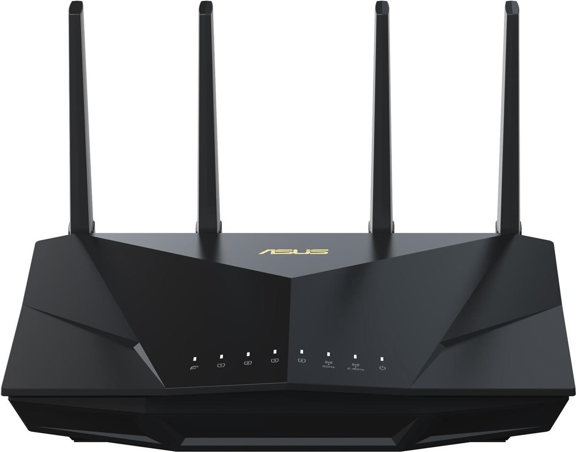 ASUS RT-AX5400 WLAN-Router Gigabit Ethernet Dual-Band (2,4 GHz/5 GHz) Schwarz (RT-AX5400)