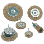 BRÜDER MANNESMANN MAN 43806 - Drahtbürstenset, 6-teilig (43806)