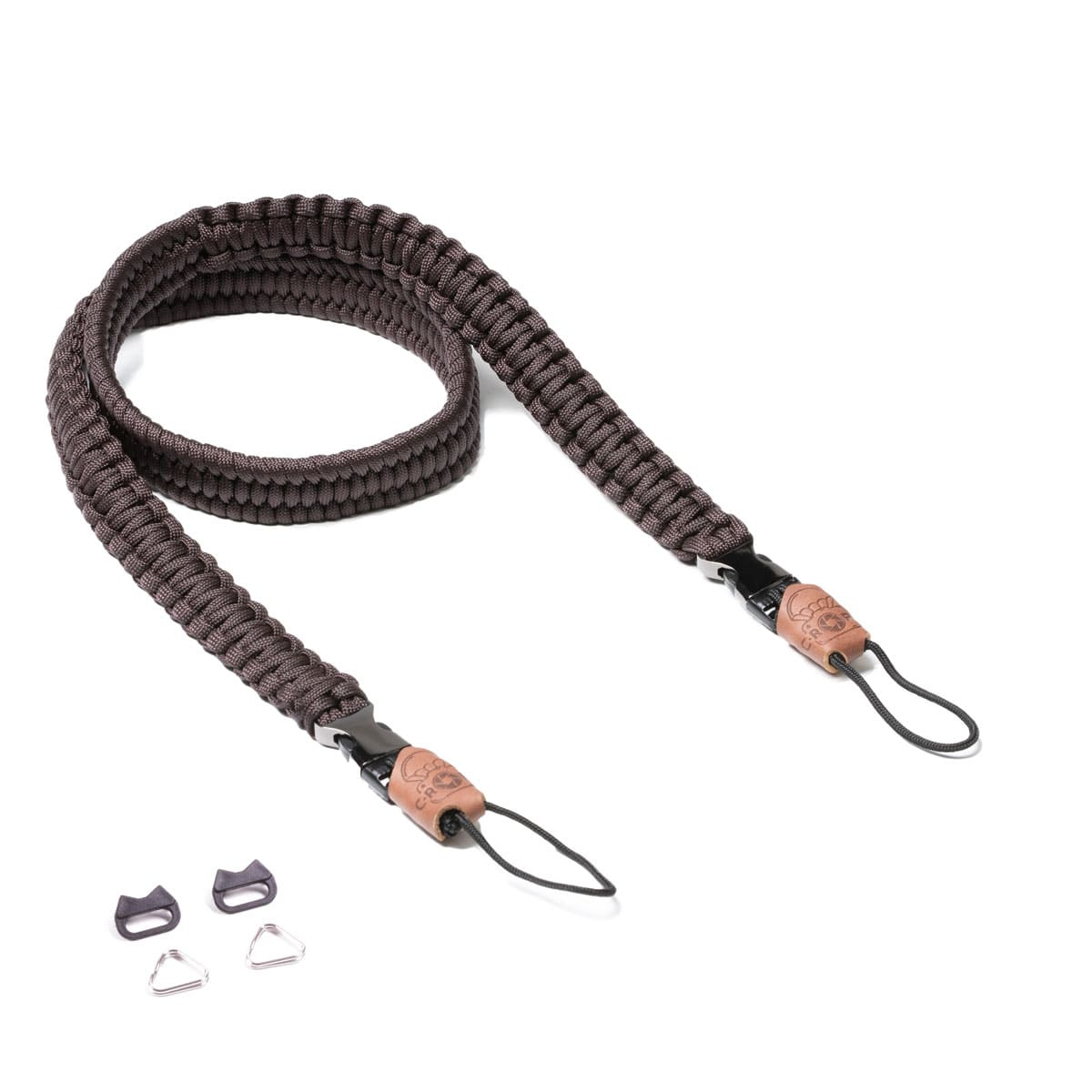 C-ROPE Kameragurt Traveler Paracord 100 cm Braun