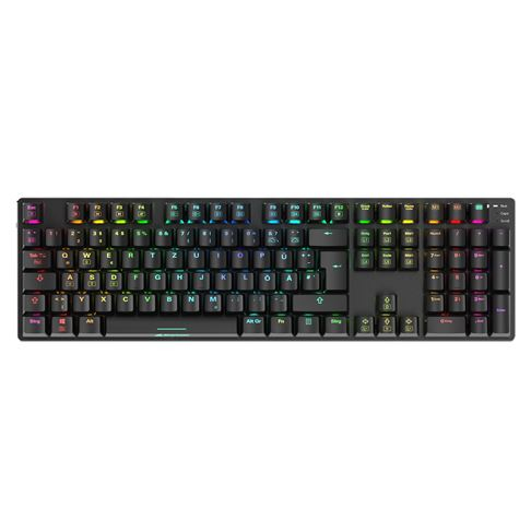 Sharkoon Skiller SGK36W Mechanische Tastatur RGB-LED