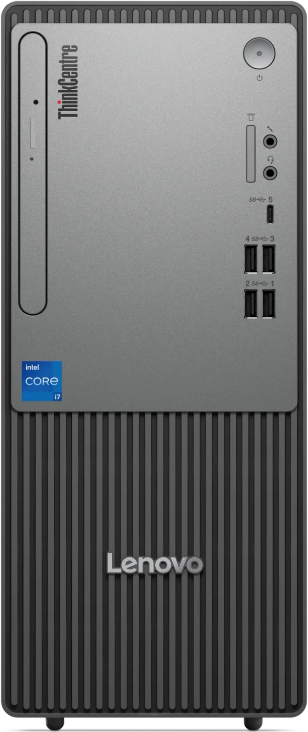 Lenovo ThinkCentre Neo 50t Tower 12UD0045GE - Intel i5-14400, 16GB DDR5 RAM, 512GB SSD, Intel UHD Grafik 730, DOS (12UD0045GE)