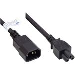 GoodConnections C14 > C5 2m Kaltgeräteverlängerung Schwarz (P1405-S020)