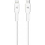 MANHATTAN USB-C auf Lightning Sync-/Ladekabel USB-C-Stecker auf Apple® MFi-zertifizierten 8-pol. Lightning-Stecker, 1 m, für iPhone® / iPad® / iPod®, 480 Mbit/s, weiß (394512)