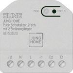 Jung BT P S2 B2 U JUNG HOME Puck Schaltaktor 2fach m.2 Binäreingängen (BTPS2B2U) (B-Ware)