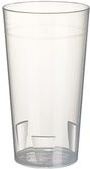 PAPSTAR Kunststoff-Trinkbecher PP, 0,3 l, transluzent, 10er aus Polypropylen, Durchmesser: 70 mm, Höhe: 130 mm, mit - 1 Stück (85195)