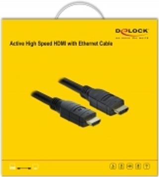 Delock Aktives HDMI Kabel 4K 60 Hz 15 m 85285
