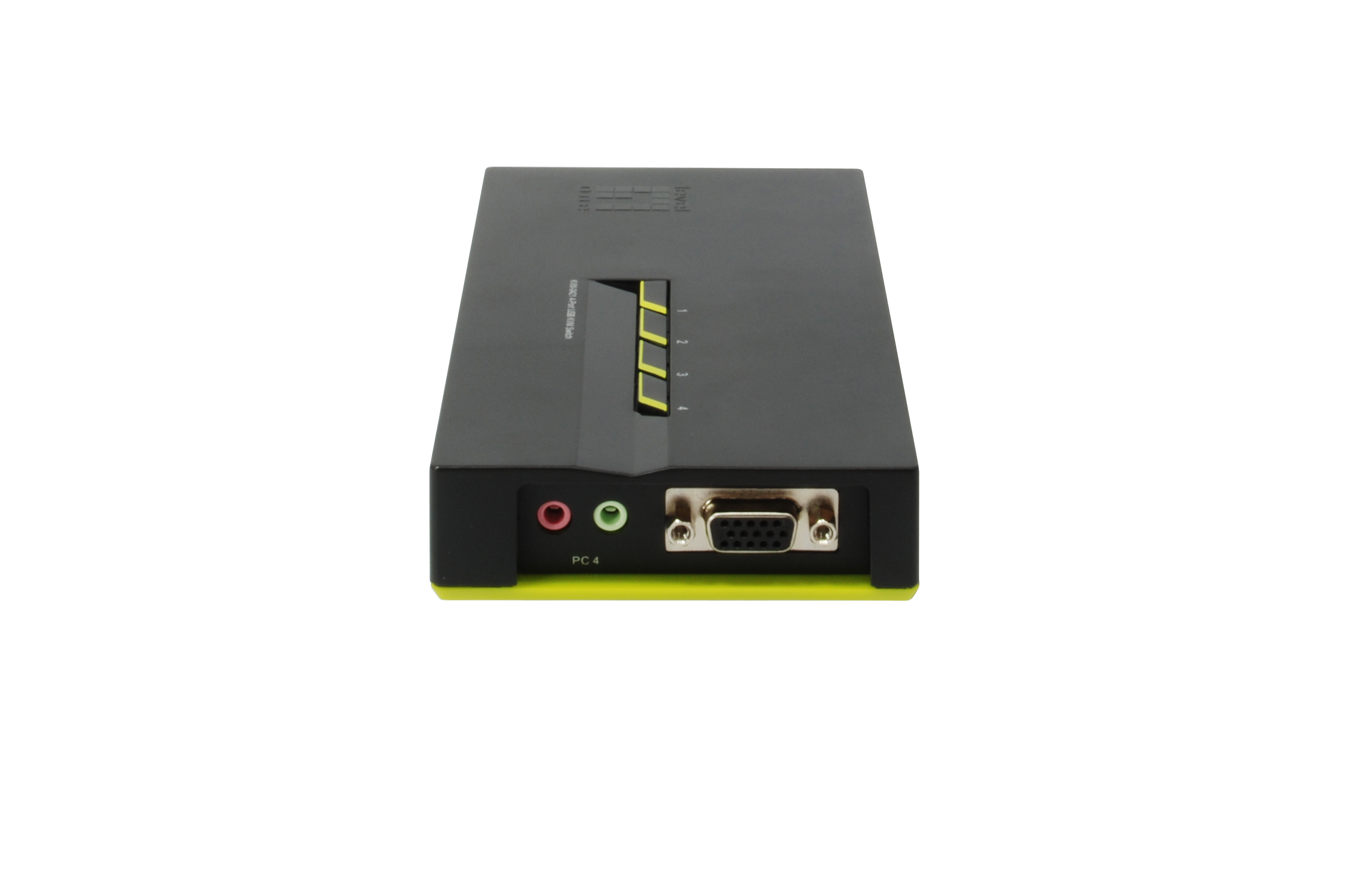 LevelOne ViewCon KVM-0421 KVM-/Audio-Switch 4 Ports Schwarz