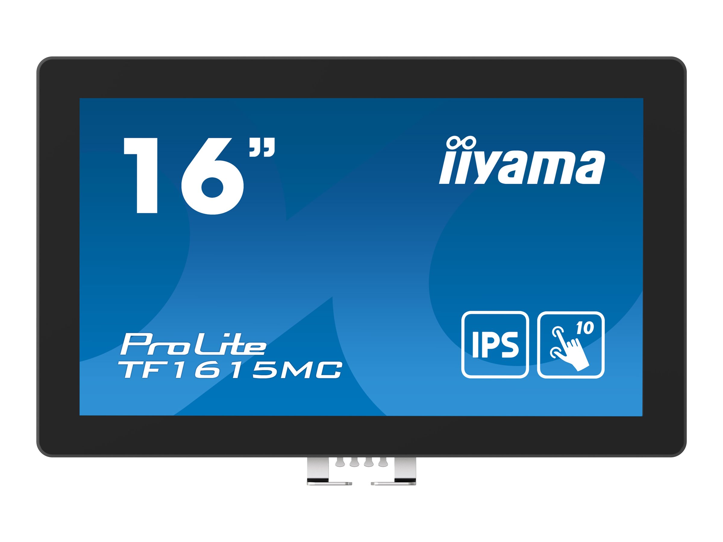 Iiyama ProLite TF1615MC-B1 Touchmonitor 15,6" Full HD IPS PCAP 10-Punkt Schwarz