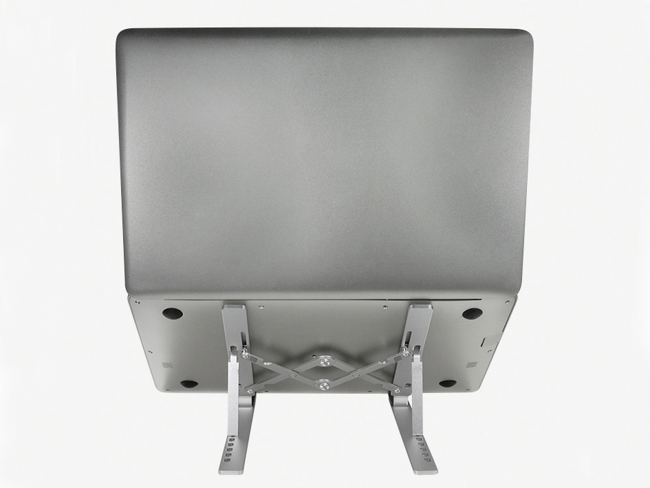 Conceptronic THANA04S ERGO Klappbarer Laptop-Kühlständer aus Aluminium 15,6" Silber