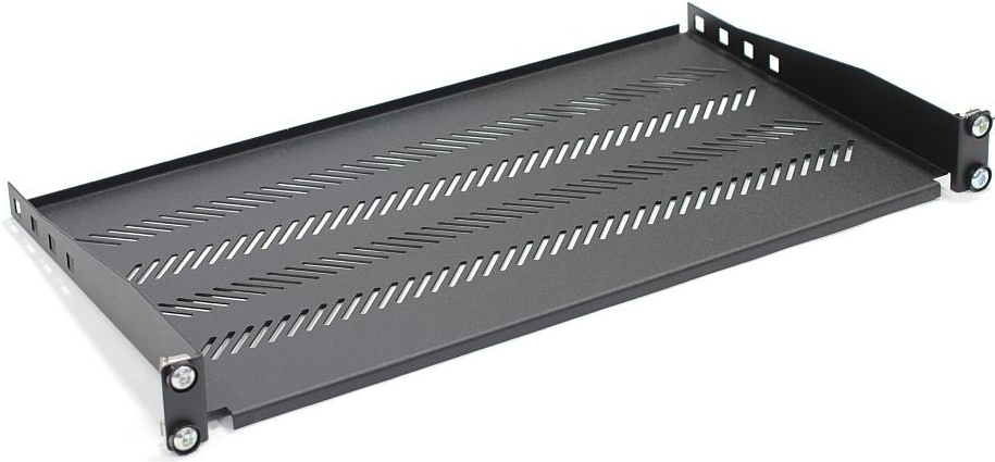 Shelf 1U, 250mm 48,30cm (19") black (TN-19-250-1U-BK)